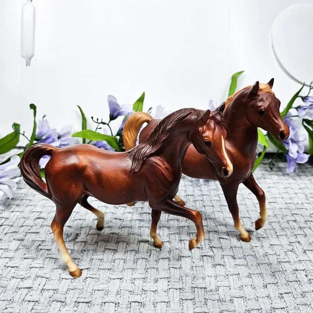 Vintage Breyer Horse 3055 Chestnut Arabian Mare and Sore Stallion Classic Family